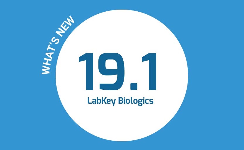 New features added to LabKey Biologics in 19.1
