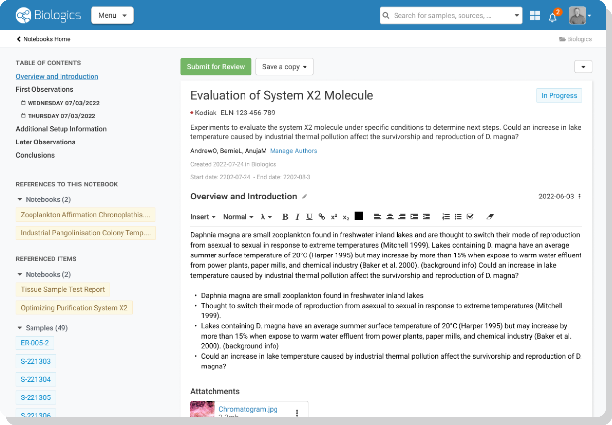 5 Benefits of Using an Electronic Lab Notebook