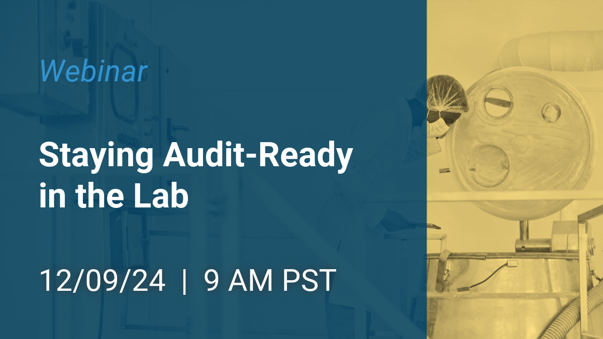 webinar staying audit ready in the lab december 9 24