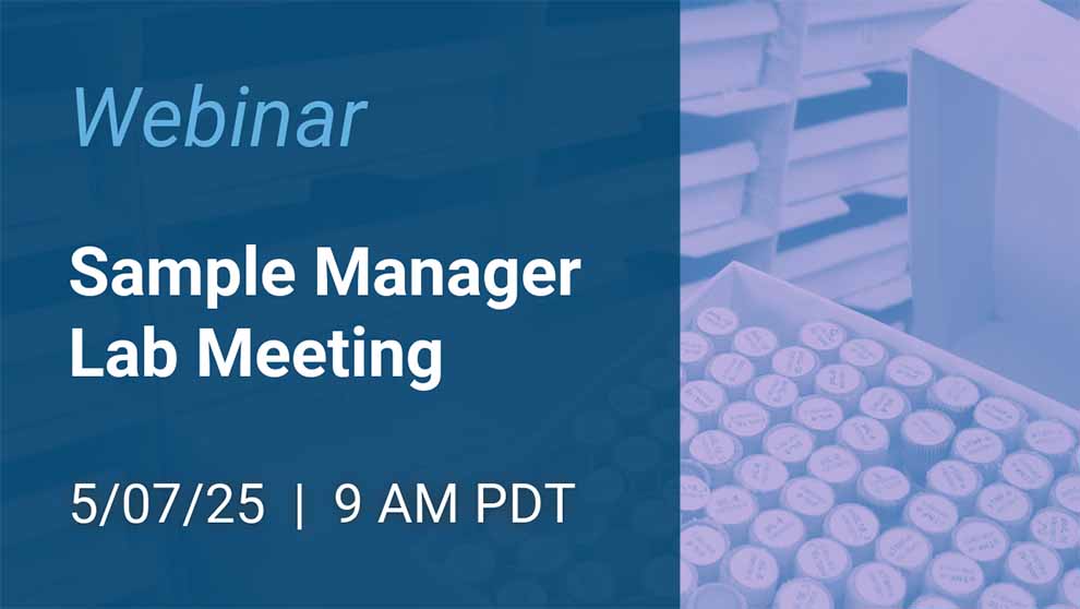 sample manager lab meeting