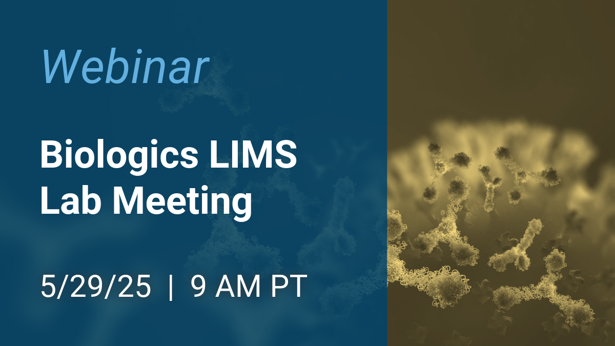 Biologics LIMS Lab Meeting