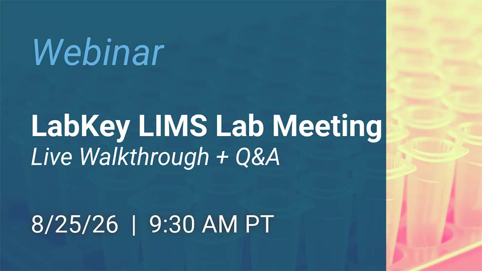 LabKey LIMS Summer Demo